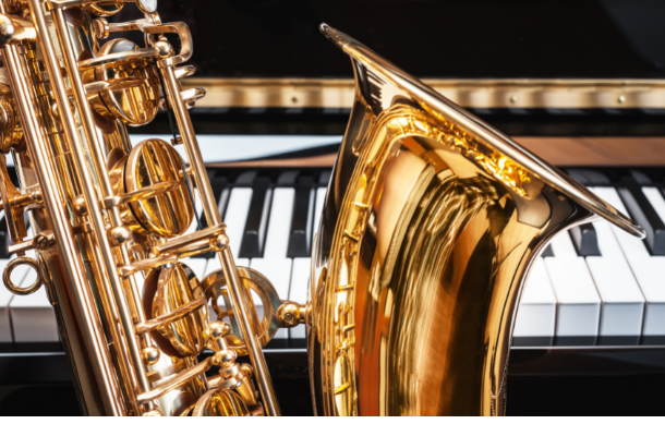 piano and saxophone image