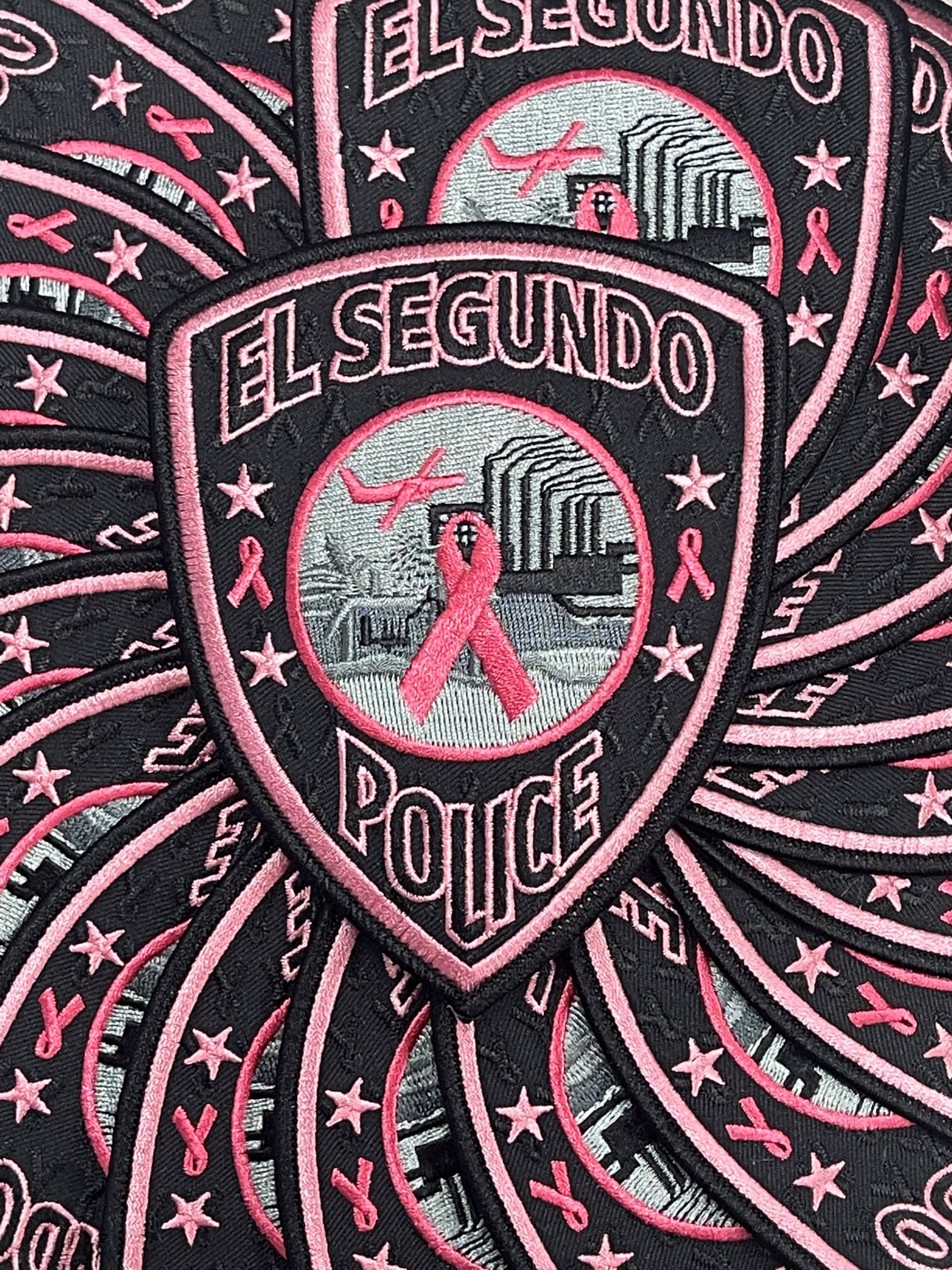 Pink Police Shoulder Patch