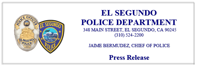 ESPD Badges the words "Press Release" from Chief Jaime Bermudez