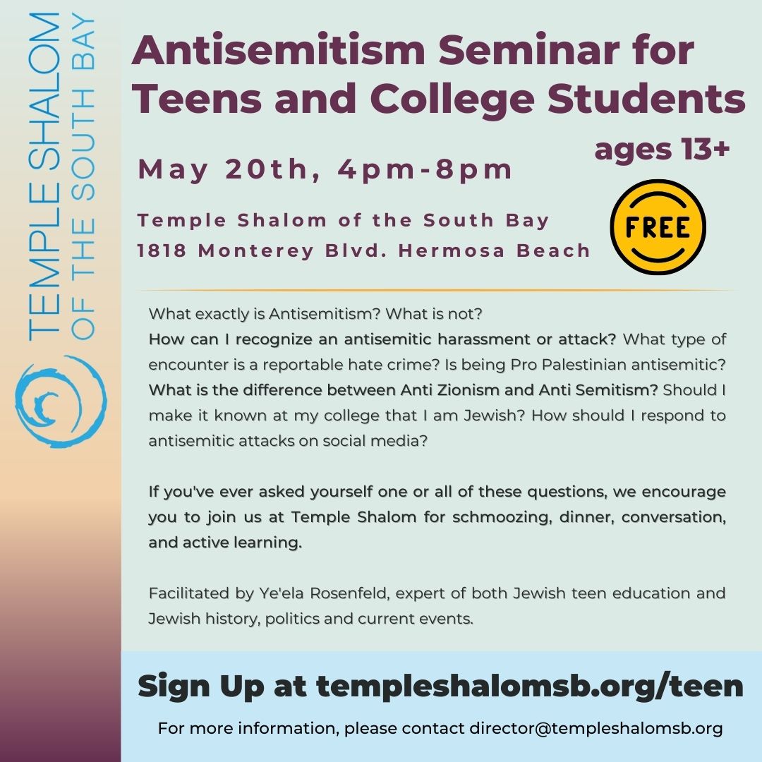 Antisemitism Seminar TSSB