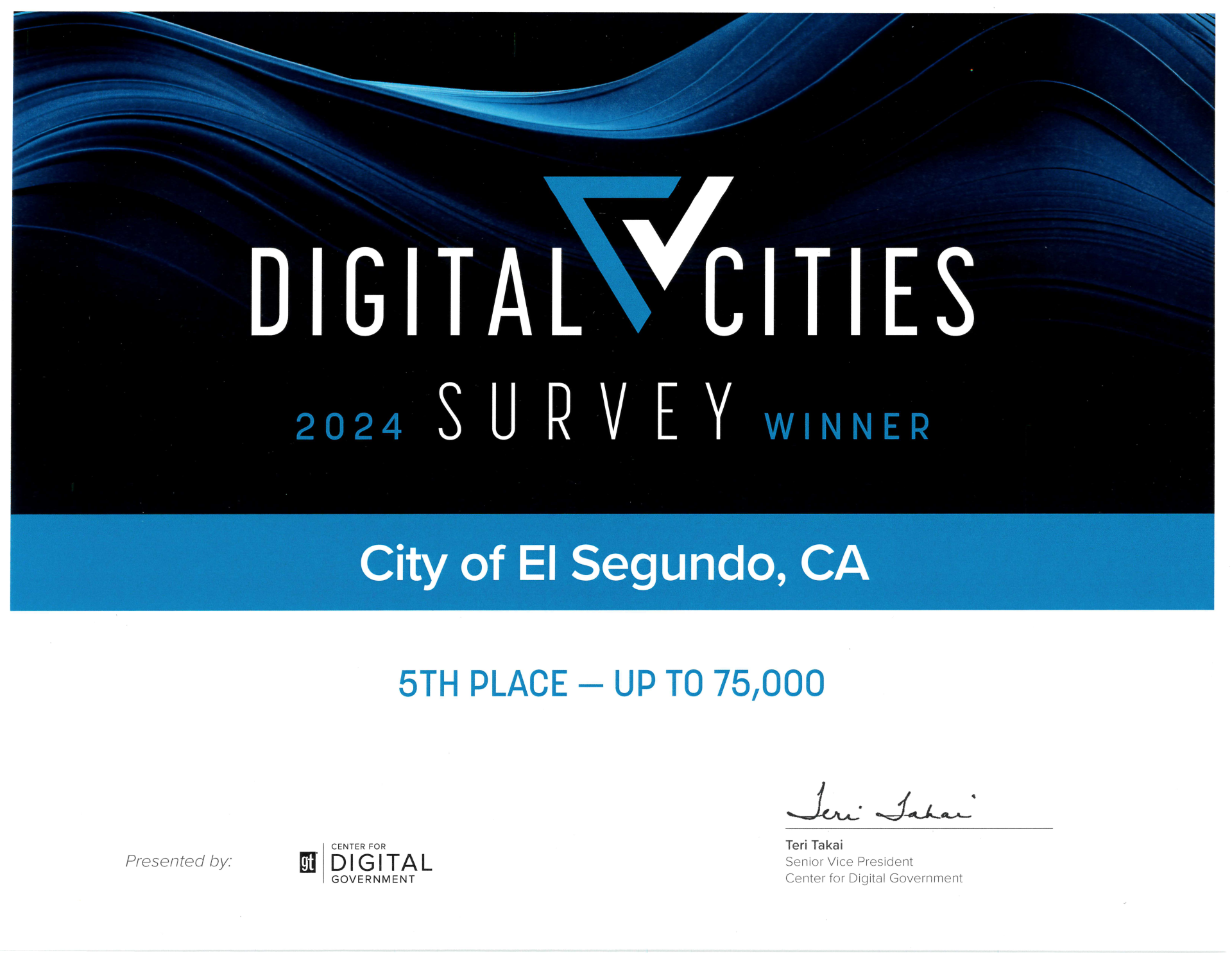 Digital Cities 2024 - El Segundo