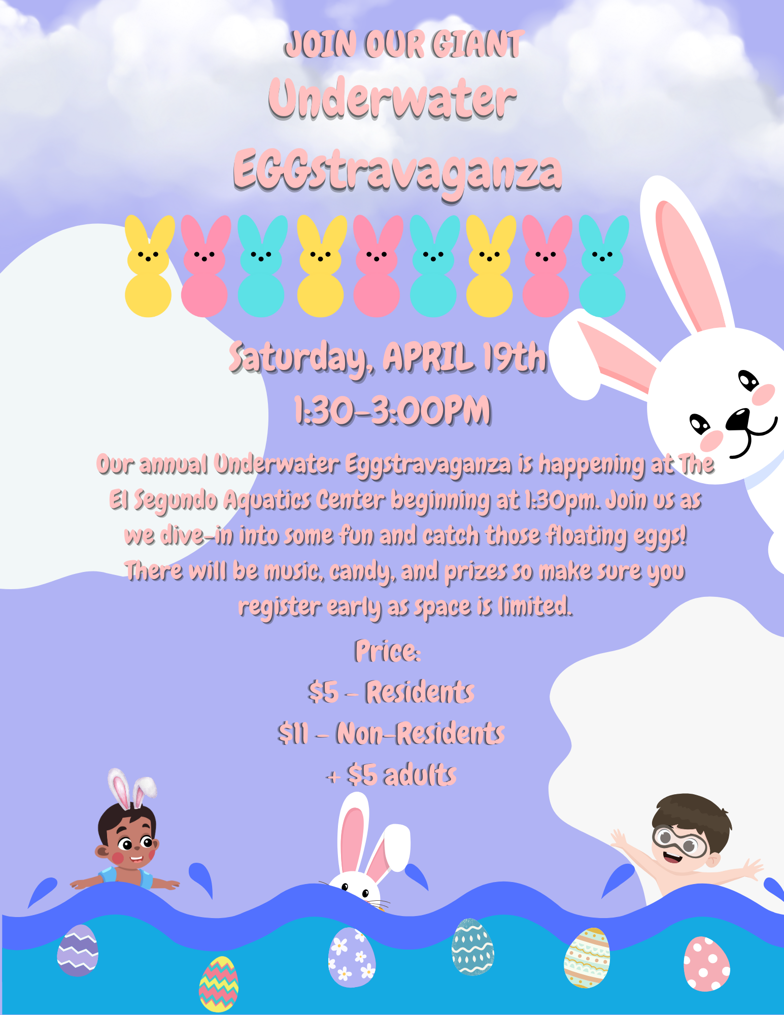 Underwater EGGstravaganza 2025 Flyer