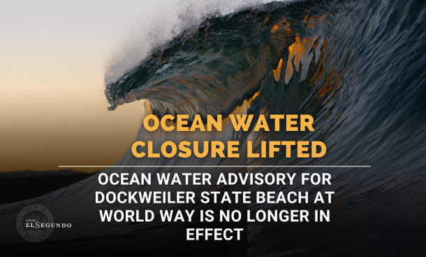 Ocean Water Closure Lifted