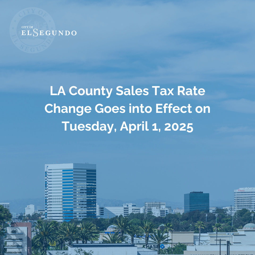 LA County Sales Tax Rate Change