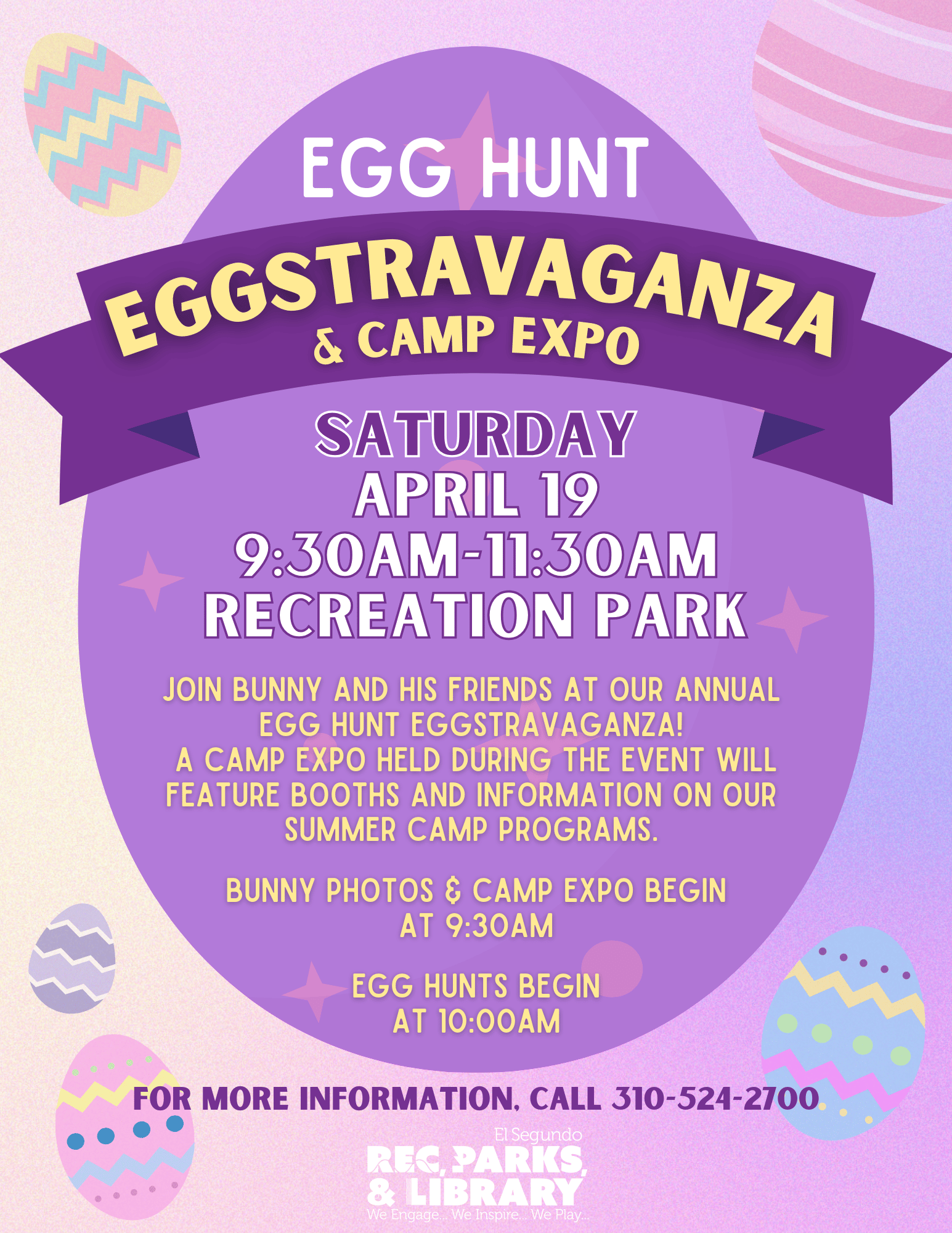 Egg Hunt EGGstravaganza Flyer 2025 - Updated