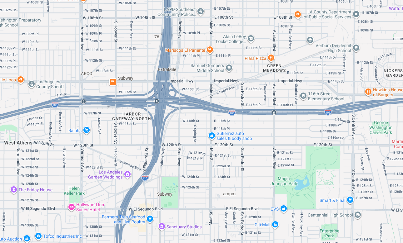 I-105 Directional Freeway Closures