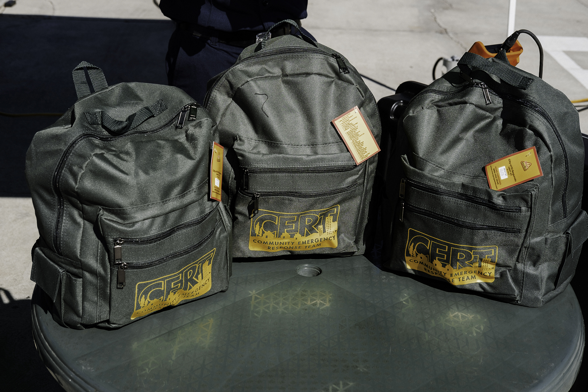 CERT Backpacks