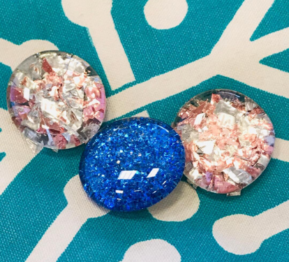 Photo of three round magnets