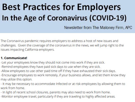 Best Practices_Maloney Firm Newsletter