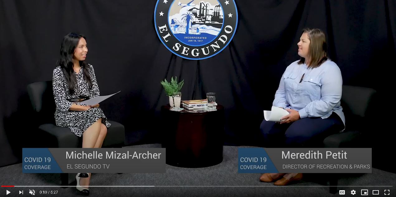 Recreation & Parks' Director interviewed for public service announcement