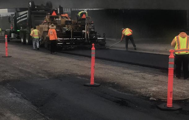 Public Works Road Repaving