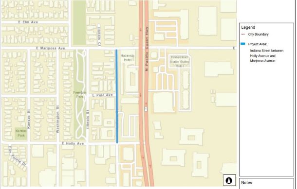 Water Main Improvement Indiana Street